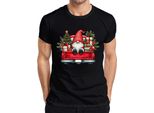 Maglietta Da Uomo "Christmas Gnome Truck Gnome - Christmas Xmas Christmas"", Nero, Xxl"