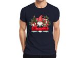 Maglietta Da Uomo "Christmas Gnome Truck Gnome - Christmas Xmas Christmas"", Navy, M"