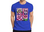 Maglietta Da Uomo Holly Jolly Christmas Films Pink Christmas Film - Christmas Xmas, Blu, Xl