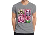 Maglietta Holly Jolly Christmas Movies Pink Christmas Movie - Christmas Xmas Uomo, Grigio, 3XL