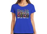 Thug Life Buddy The Elf Grinch - Maglietta Natalizia Da Donna, Blu, Xl