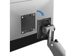 Logilink BP0202 Braccio Per Monitor Logilink, Alluminio, Lunghezza Braccio: 526 Mm, Flat &Amp