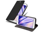 Cadorabo Custodia Per Zte Blade A602 Custodia Protettiva In Nero Per Cellulare Custodia Cover Chiusura Magnetica