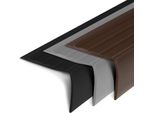 Profilo Paragradino Toronto Profilo Paragradino In Pvc A L 40X25 Mm Grigio Lunghezza: 100 Cm
