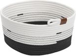 Cestino Hedda Bianco-Nero 32X17X27Cm