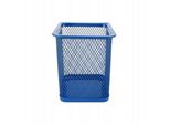 D.Rect Portapenne Angolare In Metallo | Portapenne Cubico In Filo Metallico | Portapenne Multifunzionale In Rete Metallica Per Penne A Sfera Blu Navy, 110851