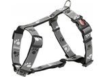 Silver Reflect H Imbracatura 52-75 Cm/25 Mm Nero/Grigio Argento