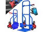 Masko® Treppenkarre Sackkarre 200Kg Transportkarre Treppensteiger Stapelkarre