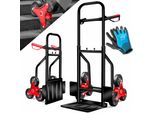 Masko® Treppenkarre Sackkarre 200Kg Transportkarre Treppensteiger Stapelkarre