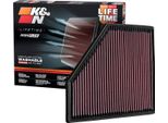K&N 33-3051 Filtro Aria Motore Ad Alte Prestazioni Premium Di Ricambio 2015-2019
