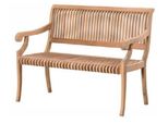 Panchina Da Giardino Teako Design Cremona In Teak - Panchina In Legno Massiccio Con Curva Elegante, Resistente Alle Intemperie E Durevole (180 Cm)