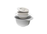 Rotho 1043302590 Fresh Set Di 2 Ciotole 1,2L 4L Coperchio Plastica Miscelazione