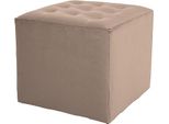 Pouf Imbottito Alfons - Beige