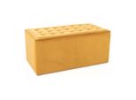 Pouf Imbottito Largo Alfons - Giallo