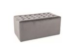 Pouf Imbottito Largo Alfons - Grigio
