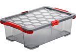Scatola 30 L Evo Protezione Totale, Colore: Antracite E Rosso