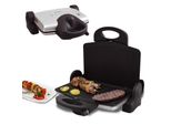 Syntrox Germany Griglia A Contatto E Da Tavolo Multifunzionale - Griglia Elettrica Per Barbecue E Bbq - Perfetta Per Carne, Pesce E Verdure