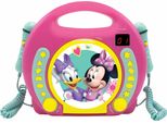 Lettore Cd Portatile Con 2 Microfoni Disney Minnie