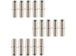 15 Reggimensola In Metallo [Ø 5Mm X Lunghezza 17Mm] Per Mensole | Reggimensola | Perni Tondi Per Mensole In Metallo Nichelato | Set Di 15 - Reggimensola | Reggimensola Per Legno E Vetro