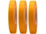 3 Rotoli Di Nastro Adesivo Professionale Oro 50 M X 20 Mm - Nastro Crespo Oro Per Pittori - Nastro Per Mascheratura Per Pittori E Decoratori - Crespo Per Interni Ed Esterni - Crespo Per Pittori - Nastro Adesivo Versatile Per Lavori Di Pittura