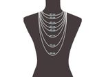 Kette Mit AnhäNger Vivance "925/- Sterling Silber Rhodiniert Synth. Steine Blau", Weiß, Halsketten, Damen, 42+3Cm, Silber 925 (Sterlingsilber), L: 45 B: 12Mm, GläNzend, B:12Mm