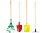 Legler Gartenwerkzeug-Set Kunterbunt