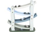 Small Foot - Pista Per Auto In Legno Blu Con 4 Auto