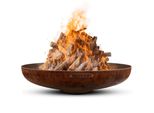 Braciere Da Giardino - Moodz Outdoor Living - Barciere 60 Cm - Corten - Bracere Da Giardino Esterno 60X60X16 Cm