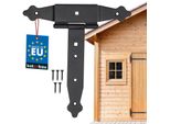 Kotarbau® Cerniere A Croce 200 Mm Cerniera Per Persiana Cerniera A Cerniera Piastra Ferramenta Per L'edilizia Ferramenta Per Cancelli Raccordo In Legno Cerniere A T Cerniere A T Verniciate A Polvere