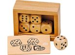 Goki Gollnest & Kiesel Scatola Di Dadi Con 6 Dadi Di Legno