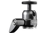 Mantona Testa A Sfera Piccola Per Treppiede 360°, Testa Per Treppiede Con Attacco Per Fotocamera Da 1/4'' E Filettatura Per Attacco Da 3/8'', Con Adattatore Per Fotocamere E Accessori