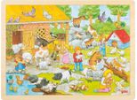 Goki Puzzle In Legno Zoo Per Bambini 48 Pezzi