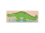 Bigjigs Toys Inserire Il Puzzle Del Coccodrillo Con I Numeri