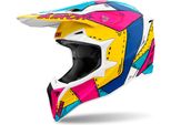 Casco Motocross Airoh Wraaap Paint, Colorato, Xs (53/54)