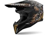 Casco Da Motocross Airoh Wraaap Cyborg Opaque Taglia Xxs