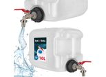 Kotarbau® Contenitore D'acqua Con Rubinetto Tanica D'acqua Da 10 Litri Tanica D'acqua Potabile Serbatoio D'acqua Tanica Di Plastica Accessori Da Campeggio Per La Sopravvivenza Tanica D'acqua Potabile Distributore D'acqua Rubinetto In Metallo