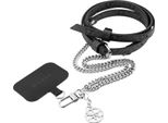 Guess Guuc4Mg4Ek - Cinturino Universale Cbdy/Catena Nera 4G