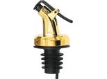 Versatore Per Bottiglie D'oro Con Tappo In Plastica In Un Set Di 1 Pezzi