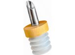 Versatore Per Bottiglie In Acciaio Inox In Legno - Set Da 1