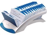 Durable Schedario Da Scrivania Telindex® Desk Vegas, Argento, 241223
