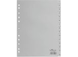 Durable Divisorio A4 In Pp 15 Tasti 1-15 Cavalierini Prestampati, Grigio, 652410
