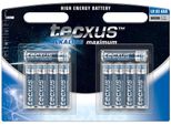Tecxus Batteria Alcalina Massima Al Manganese LR03/AAA Micro1,5 V (Confezione Blister Da 10)
