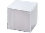 Folia 9910 Scatola Per Appunti Folia, Plastica, Vetro Fumé, Riempimento: Bianco