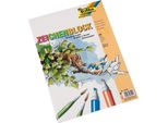 Folia 8102 Folia Zeichenblock, 80 G/Qm, Din A3, 25 Blatt