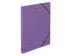 Raccoglitore Ad Anelli Herlitz Easyorga A4 In Cartone Con Meccanismo A 2 Anelli Viola