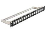 Delock Keystone Patch Panel - Patch Panel - Schwarz - 1U - 48 Ports (43280)