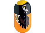 FABER-CASTELL Temperino Doppio "Adler"", Arancione/Nero"