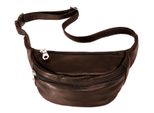 Harold's Pelle Marsupio Borsa A Tracolla Country Hipbag Plain Brown Marrone Scuro