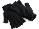 Beechfield B491 | Guanti Senza Dita / Guanti Invernali - Colore: Nero - Taglia: L/Xl