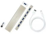J5Create JCH377-N Hub USB-C A 7 Porte - Ue/Regno Unito